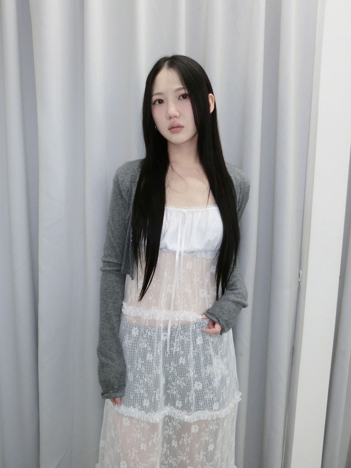 헤티(HETIT) 엘렌 가디건 (그레이)