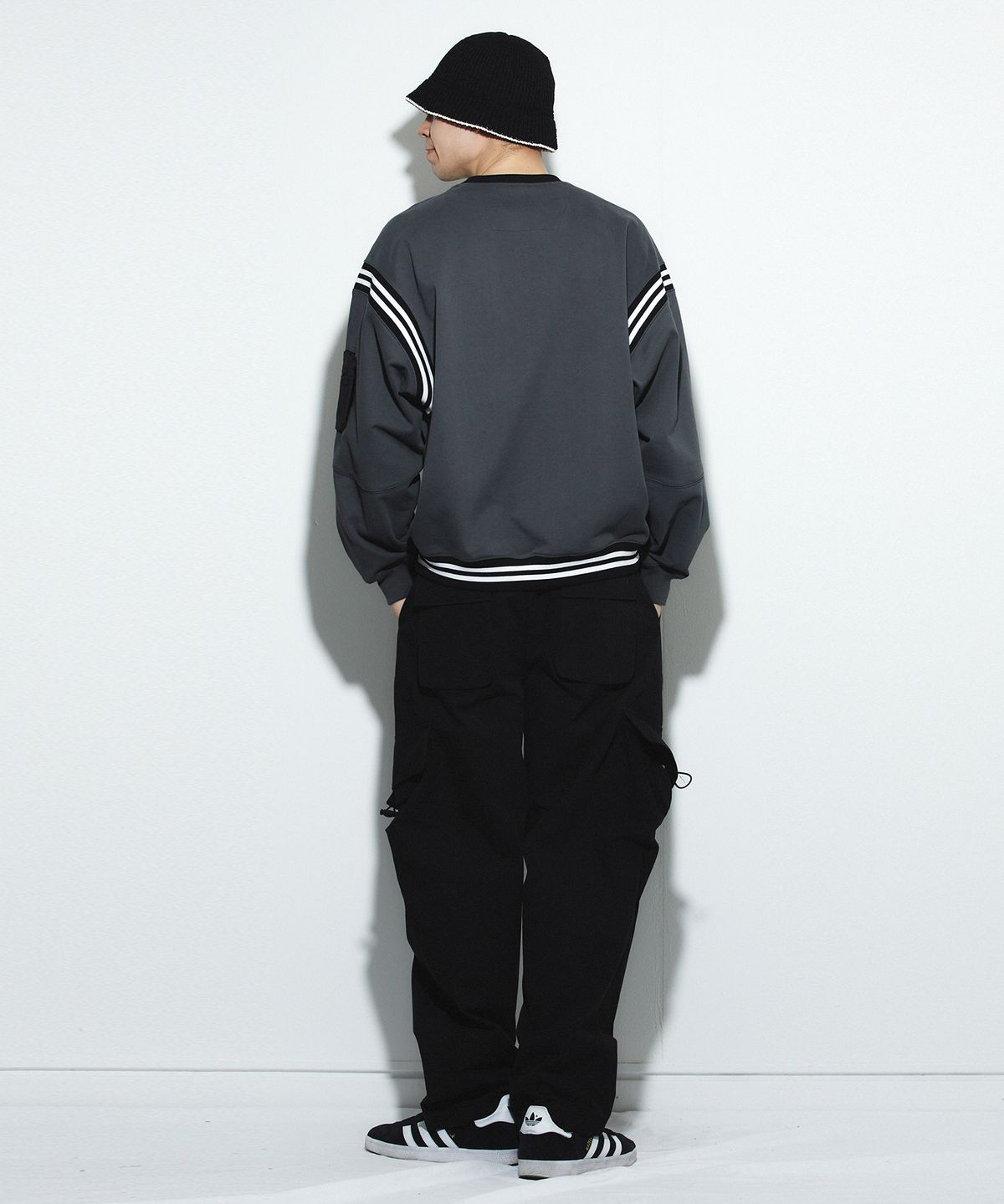 밀리밀리언(MILLIMILLION) COBBLESTONE RIB MTM T14- Grey