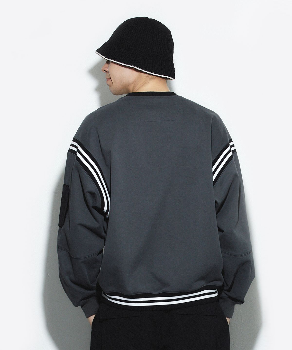 밀리밀리언(MILLIMILLION) COBBLESTONE RIB MTM T14- Grey