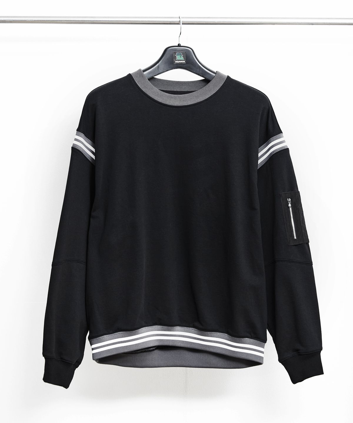 밀리밀리언(MILLIMILLION) COBBLESTONE RIB MTM T14- BLACK