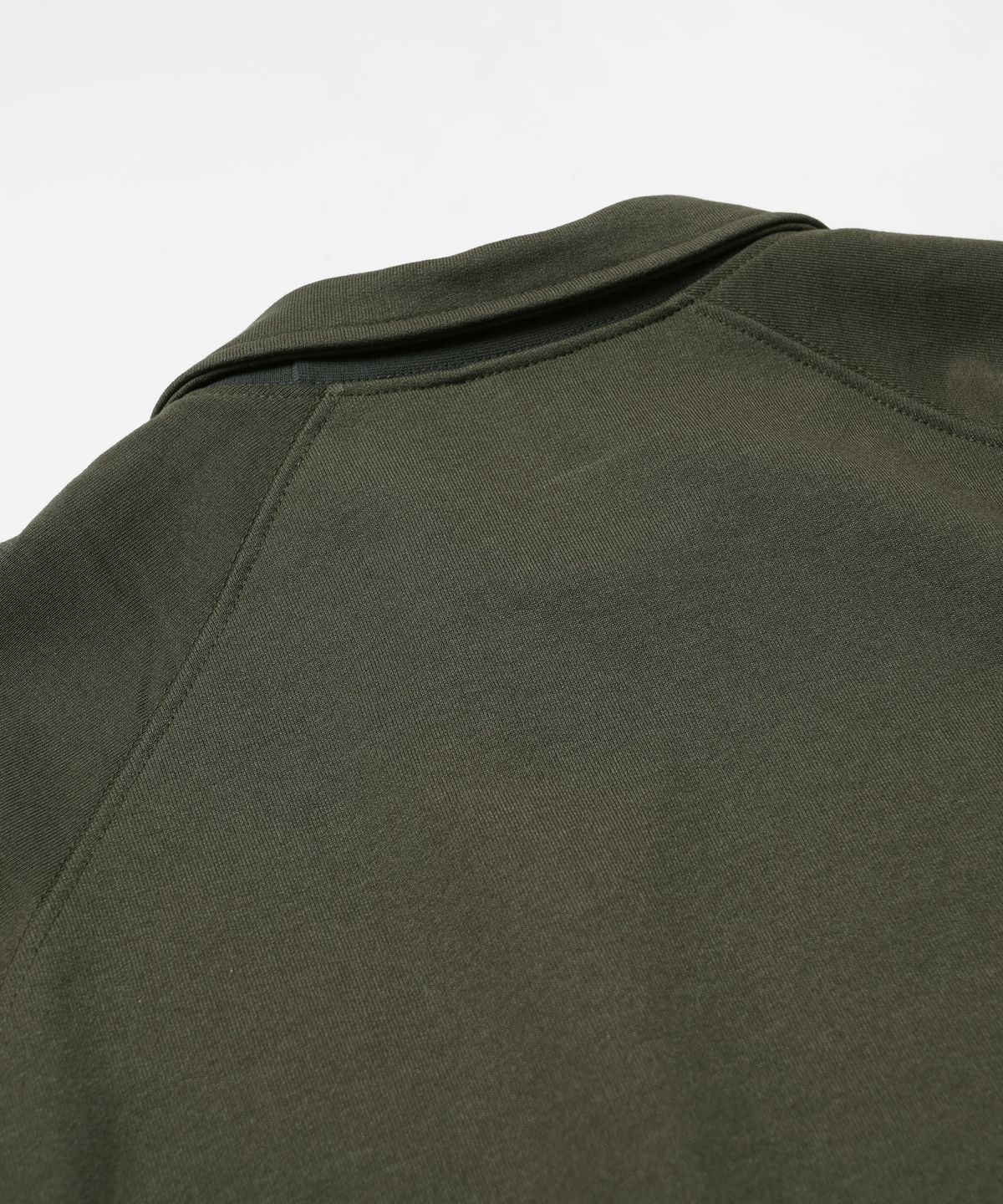 프리즘웍스(FRIZMWORKS) COLLAR LAYERED SWEATSHIRT _ OLIVE