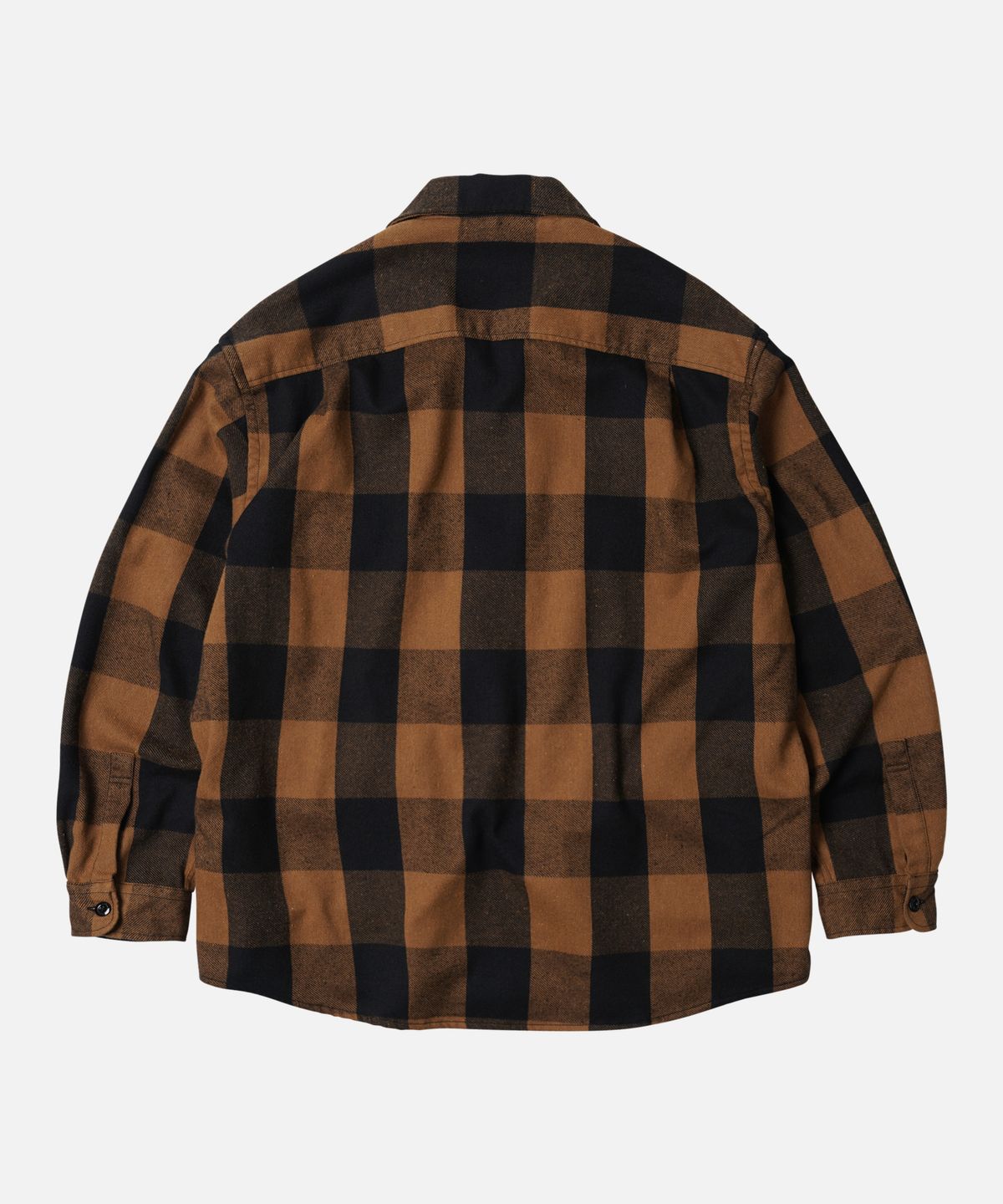 프리즘웍스(FRIZMWORKS) BUFFALO CHECK SHIRT JACKET _ BROWN