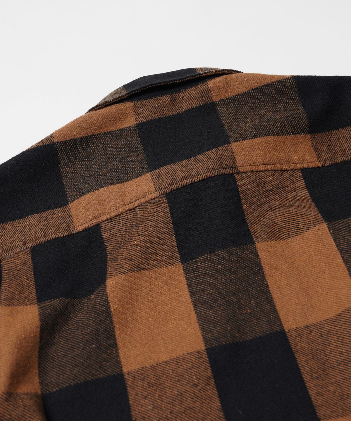 프리즘웍스(FRIZMWORKS) BUFFALO CHECK SHIRT JACKET _ BROWN