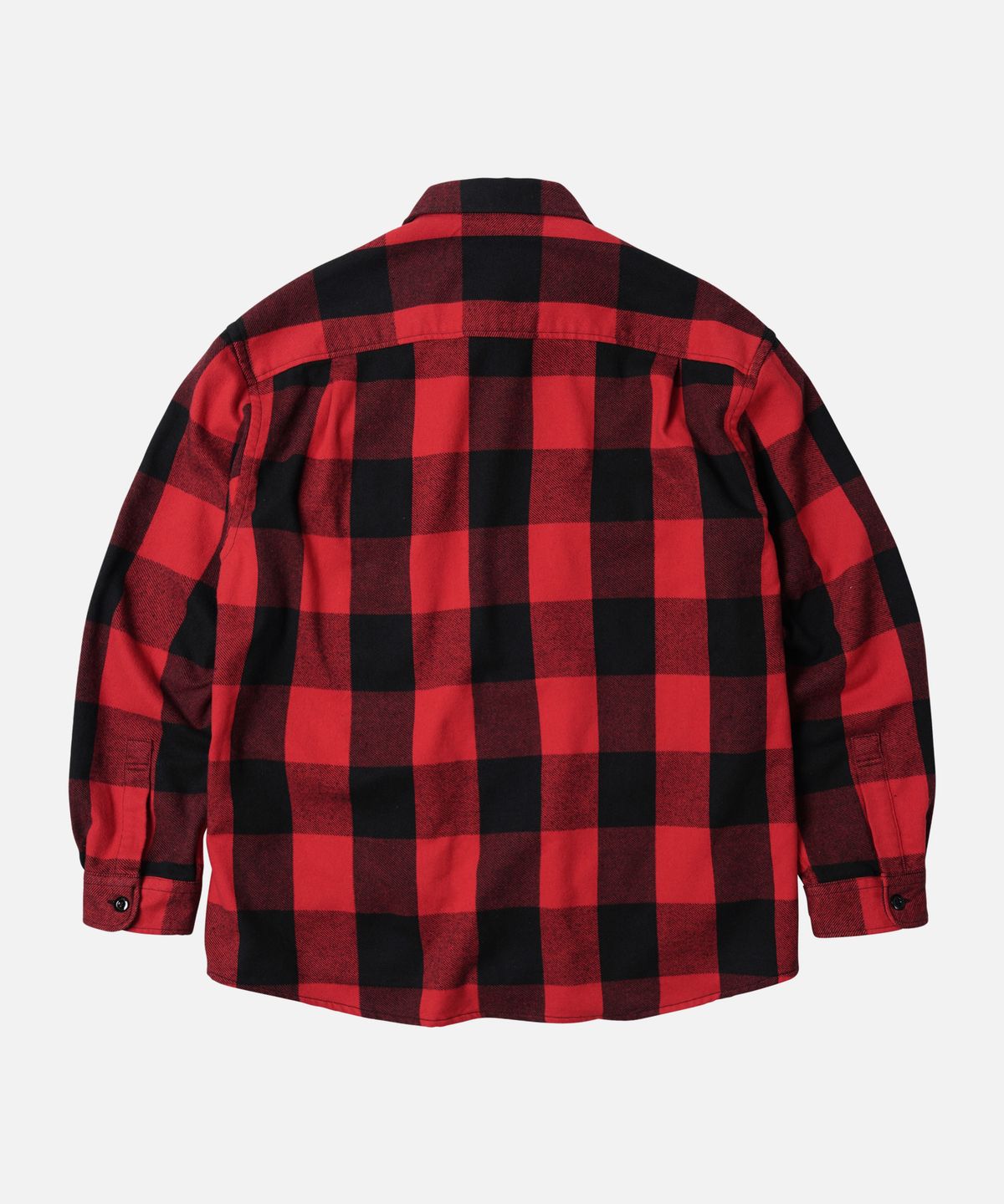 프리즘웍스(FRIZMWORKS) BUFFALO CHECK SHIRT JACKET _ RED