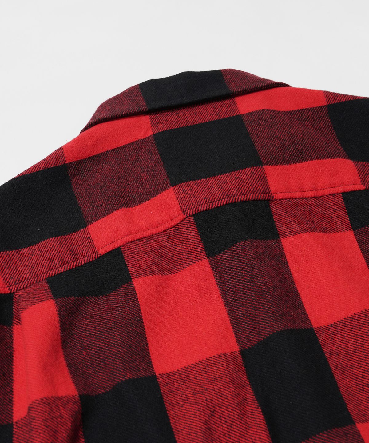 프리즘웍스(FRIZMWORKS) BUFFALO CHECK SHIRT JACKET _ RED