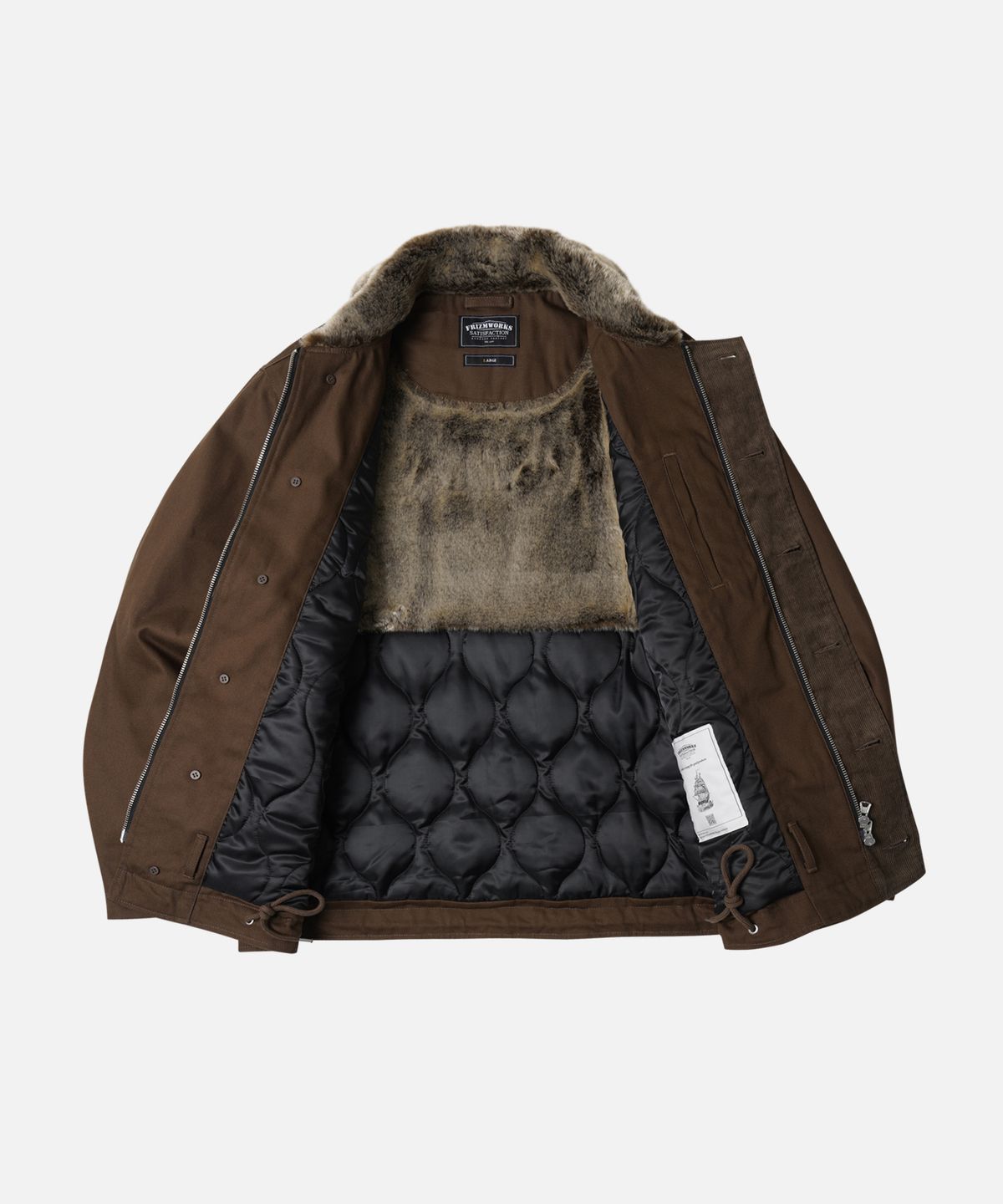 프리즘웍스(FRIZMWORKS) EDGAR N-1 DECK JACKET _ BROWN