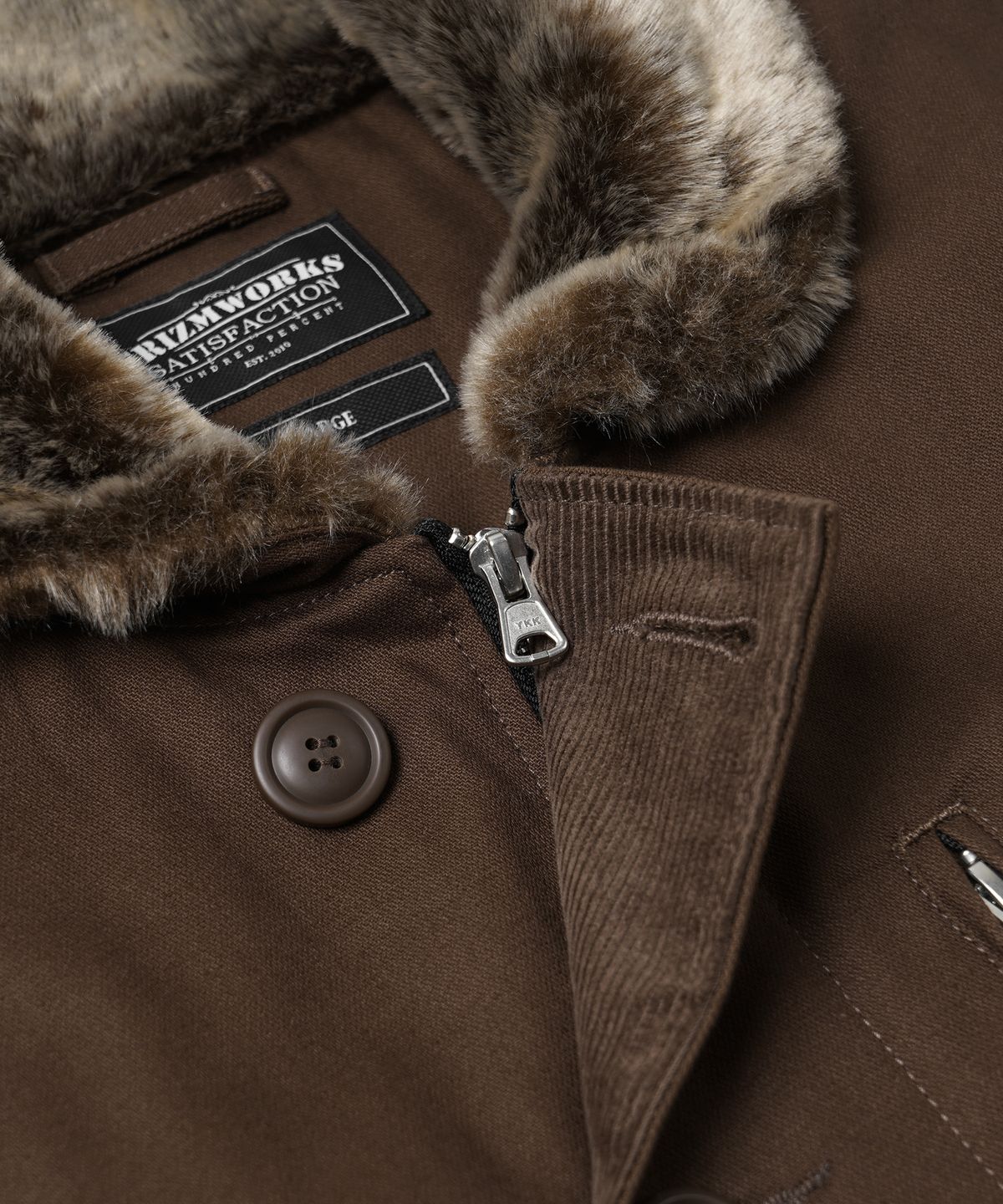 프리즘웍스(FRIZMWORKS) EDGAR N-1 DECK JACKET _ BROWN