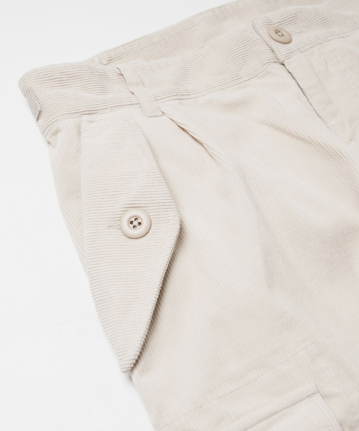 프리즘웍스(FRIZMWORKS) CORDUROY M65 FIELD PANTS _ CREAM