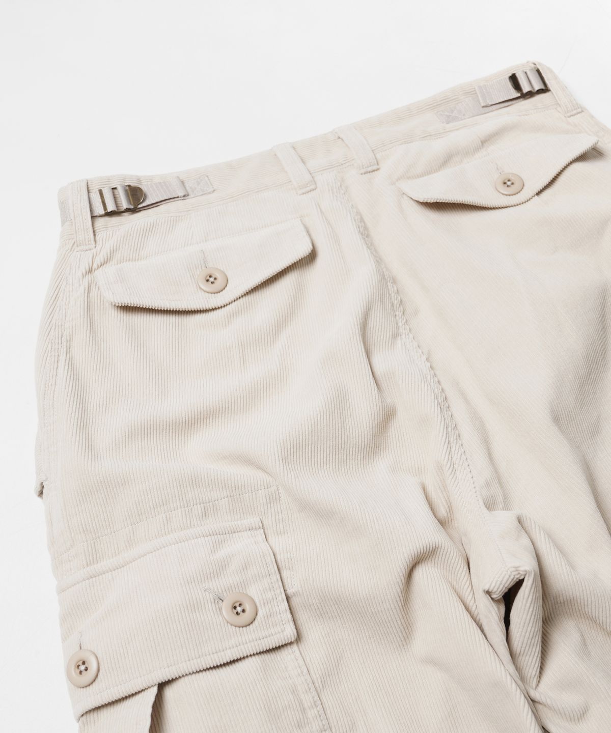 프리즘웍스(FRIZMWORKS) CORDUROY M65 FIELD PANTS _ CREAM