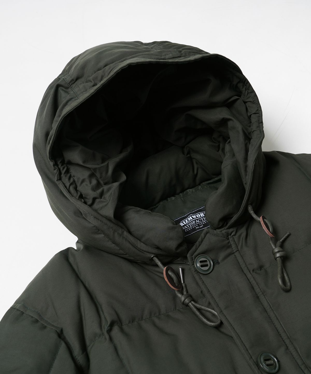 프리즘웍스(FRIZMWORKS) KARAKORAM DOWN PARKA 005 _ DARK GREEN