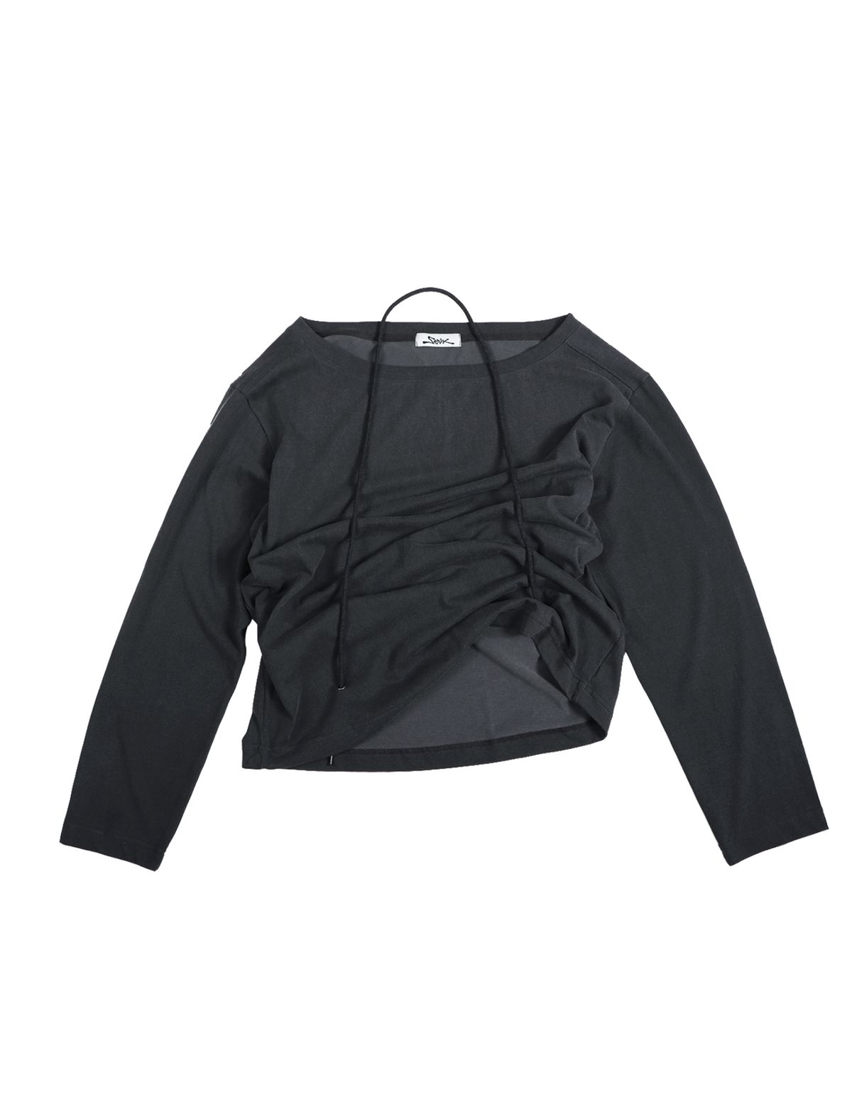 세니크(SENIK) Champs string long sleeve - Charcoal