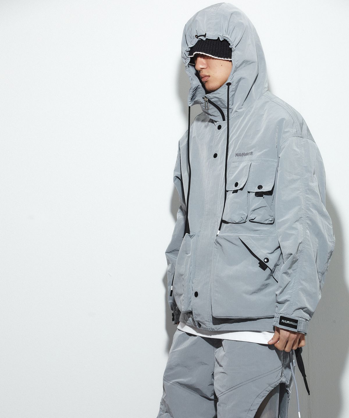 밀리밀리언(MILLIMILLION) MUDSTONE URBAN TECH JACKET J01-GREY