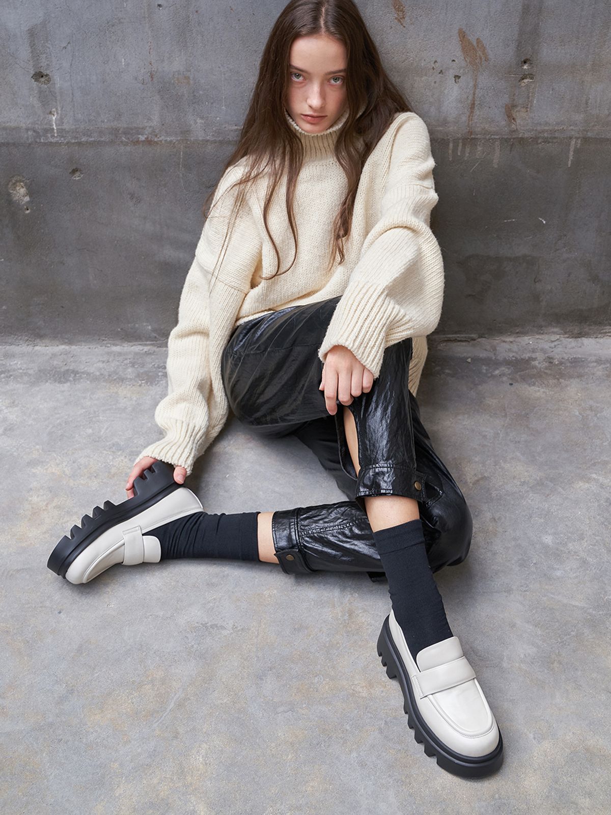 블랑수블랑(BLANC SUR BLANC) 루크로퍼 아이보리