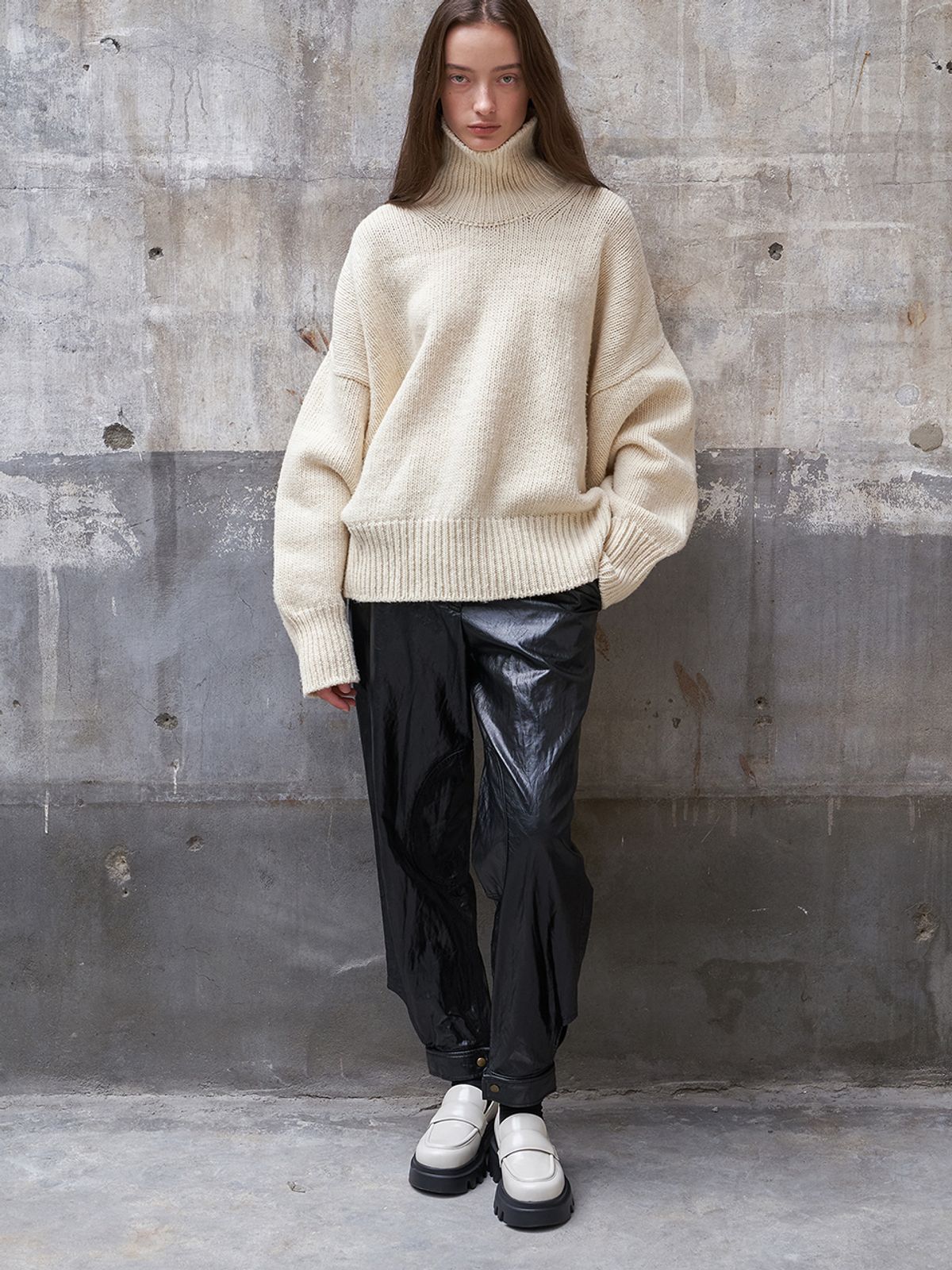 블랑수블랑(BLANC SUR BLANC) 루크로퍼 아이보리