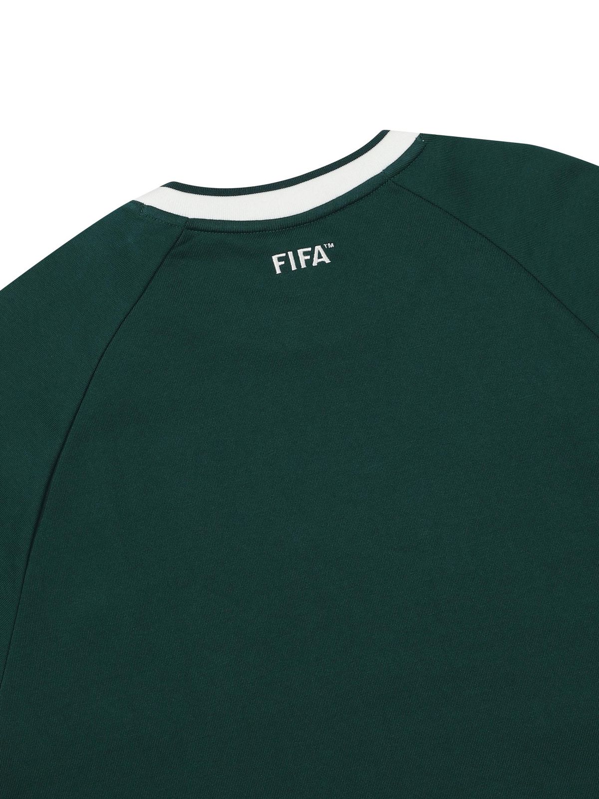 피파 1904(FIFA 1904) 세미오버핏 배색 맨투맨 그린