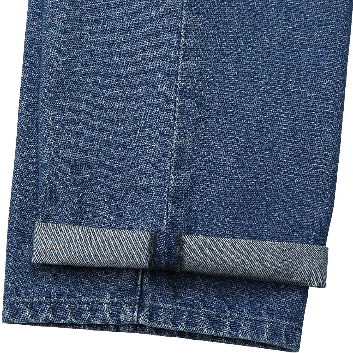 솔티(SORTIE) Kipas denim One Pleats Trousers (Blue)
