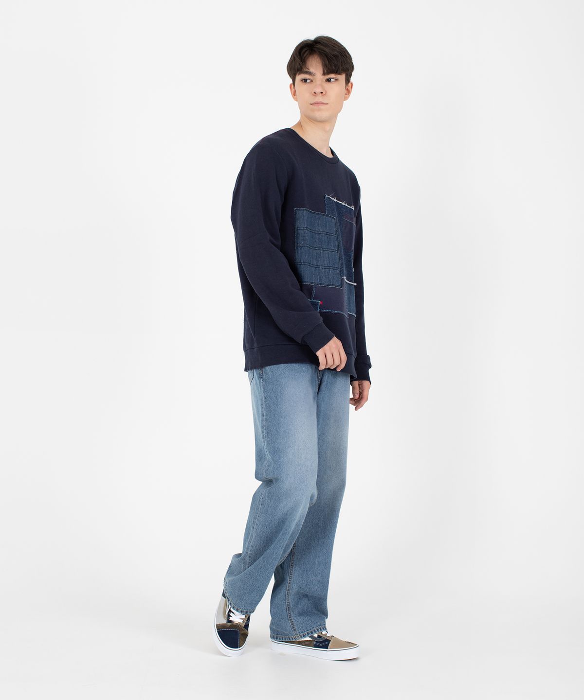 인타(INTAR) 레트로 워싱 와이드 데님 팬츠