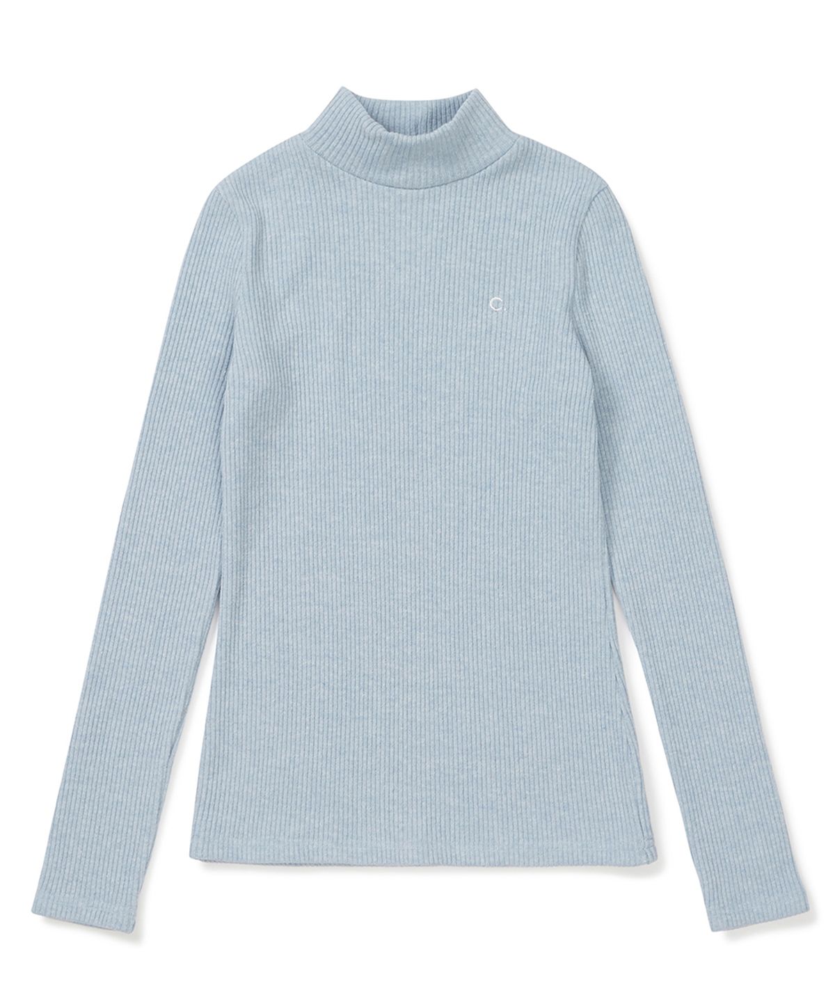 클로브(CLOVE) [23FW clove] Ribbed Turtleneck (Sky Blue)
