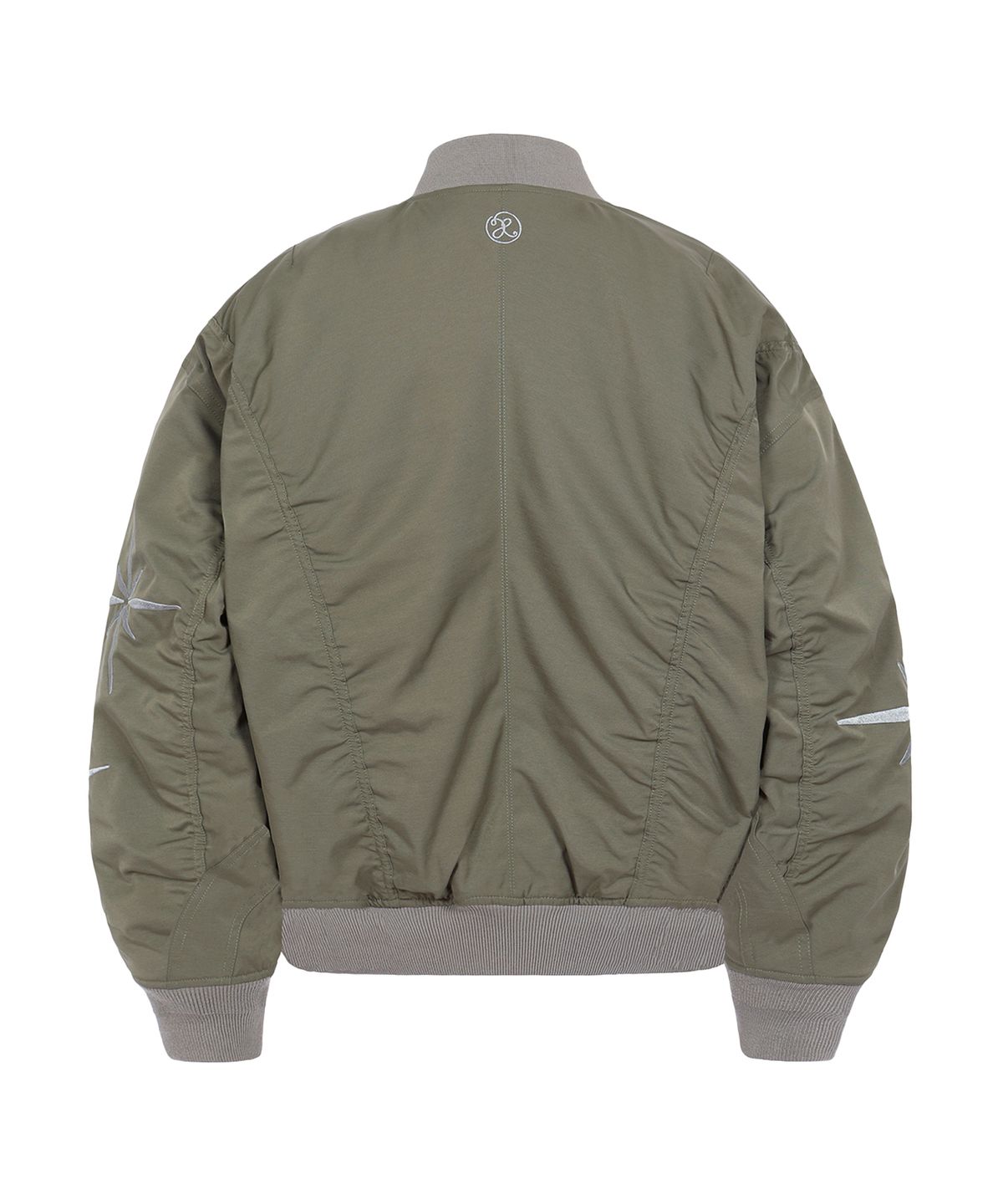 엑스톤즈(XTONZ) XJ107 인시전 셔링 MA-1 자켓 (KHAKI)