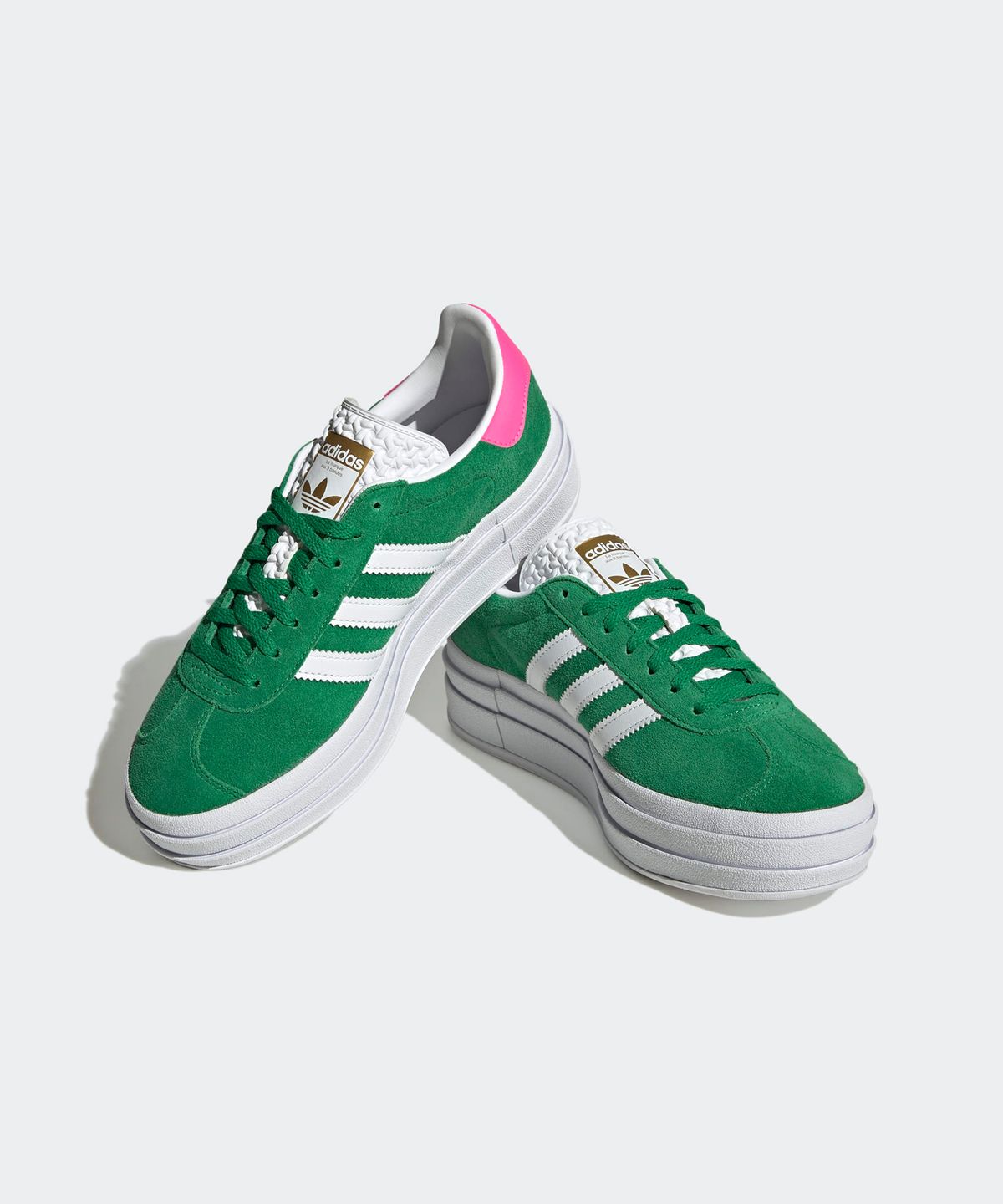 아디다스(ADIDAS) 가젤 볼드- 그린:핑크 / IG3136