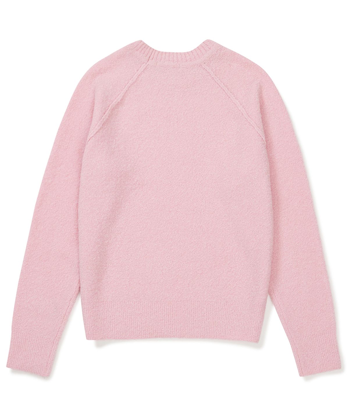 클로브(CLOVE) [23FW clove] Boucle Raglan Knit (Pink)