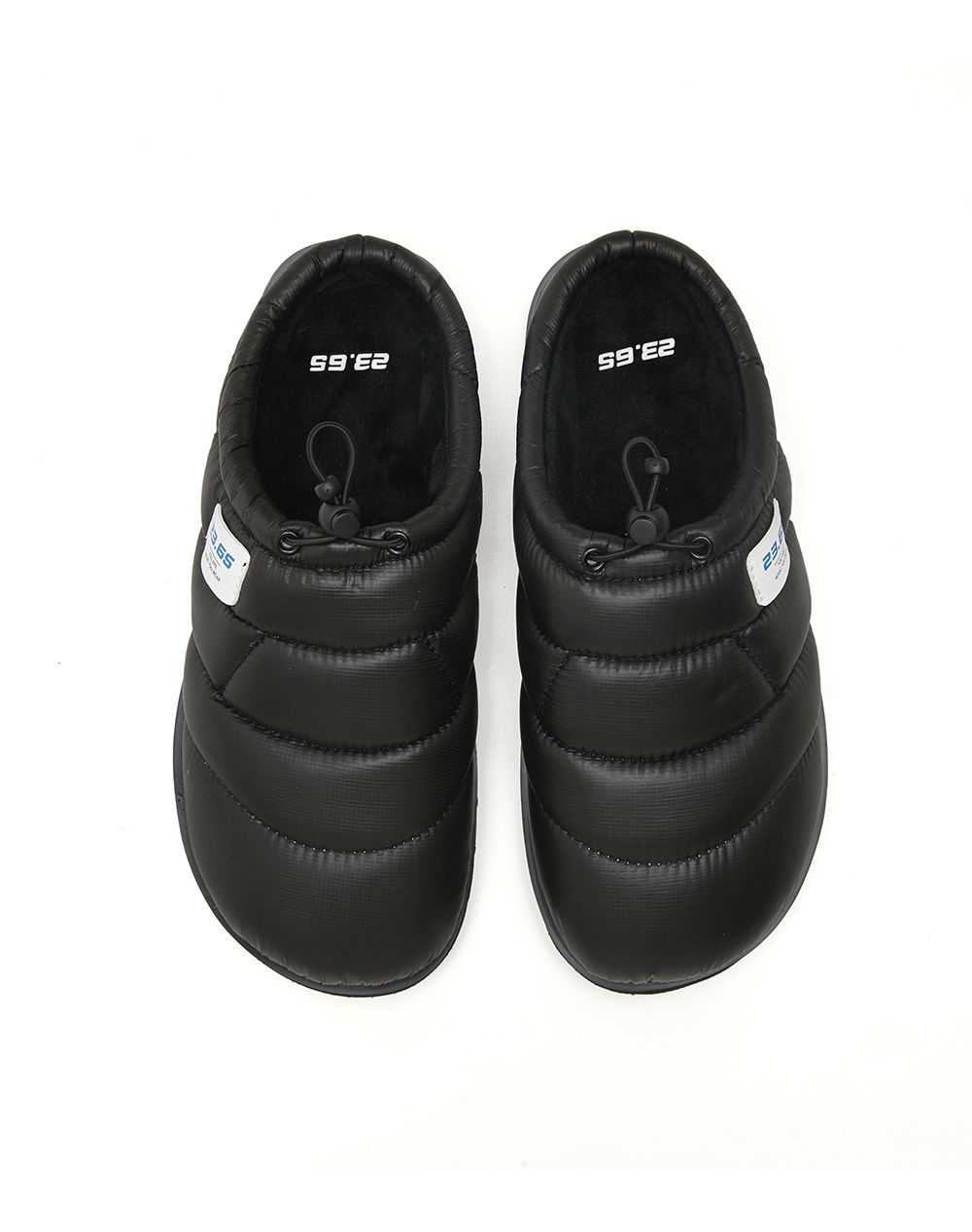 MUSINSA | 23.65 Polka 1 padded cold weather slippers glossy