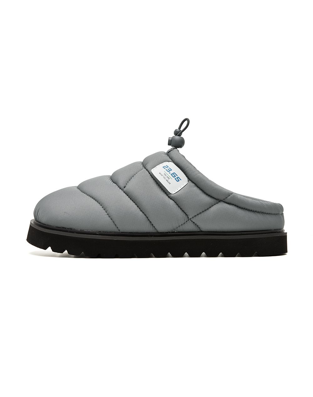 【23.65】25SS★ POLKA SS V2 Slipper MUSINSA | 23.65 Polka 1 padded cold weather slippers gray