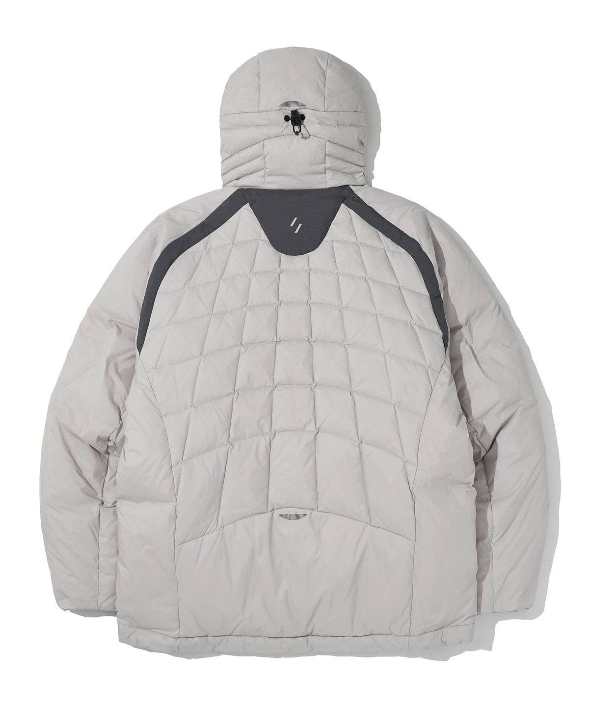 웰터 익스페리먼트(WELTER EXPERIMENT) SHIELD DOWN HOOD JACKET_LIGHT GRAY_WOL039