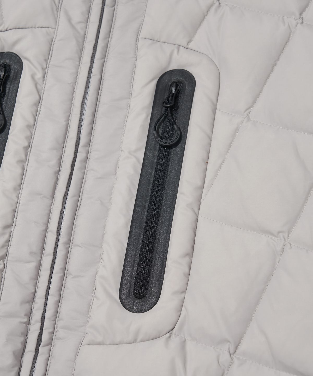 웰터 익스페리먼트(WELTER EXPERIMENT) SHIELD DOWN HOOD JACKET_LIGHT GRAY_WOL039