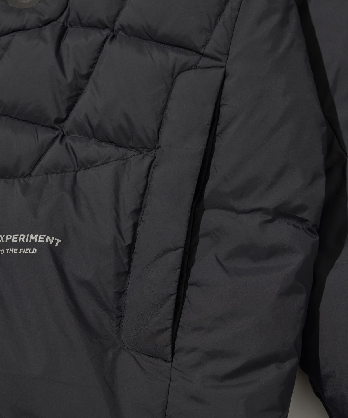 웰터 익스페리먼트(WELTER EXPERIMENT) SHIELD DOWN HOOD JACKET_BLACK_WOL040