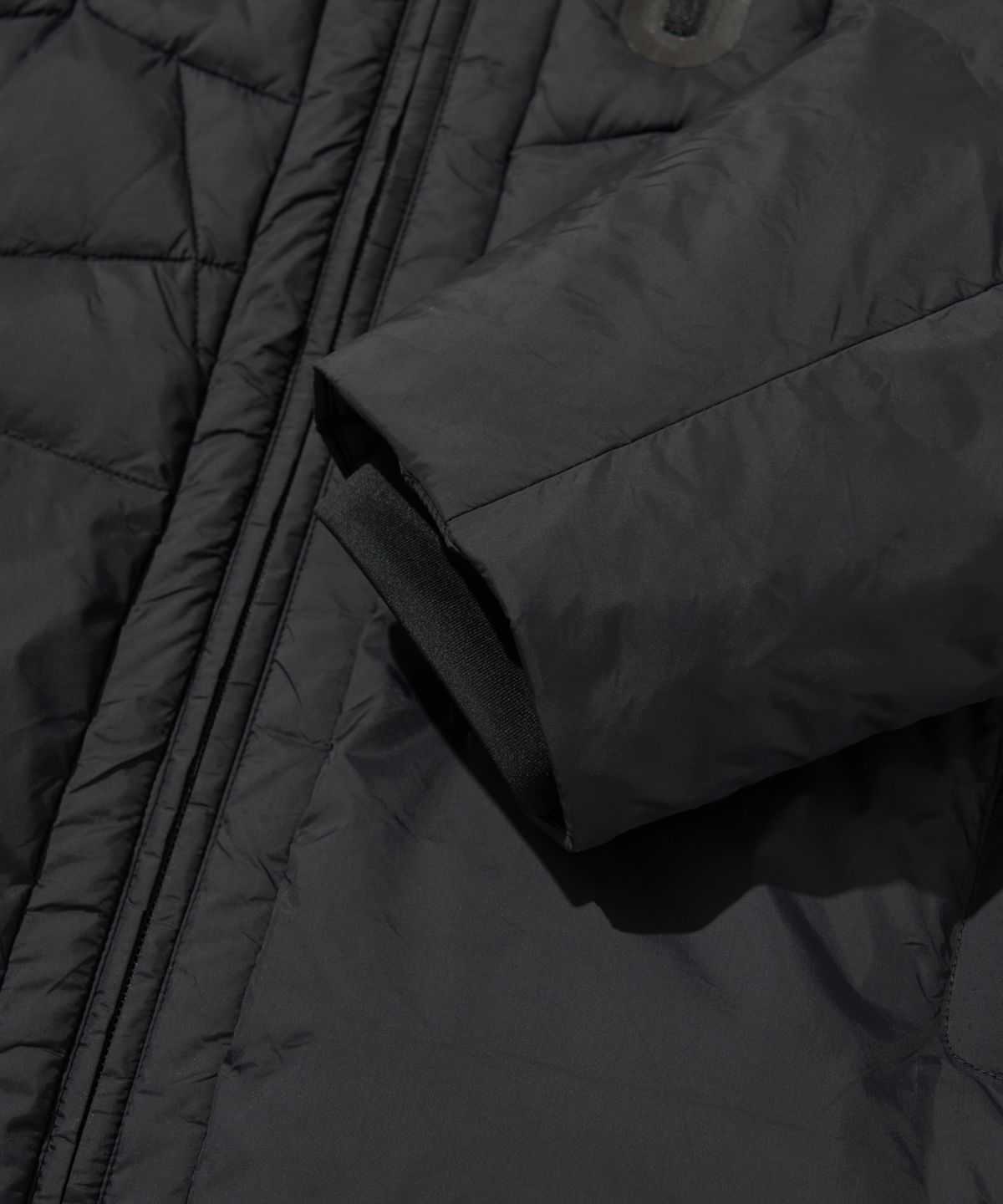 웰터 익스페리먼트(WELTER EXPERIMENT) SHIELD DOWN HOOD JACKET_BLACK_WOL040