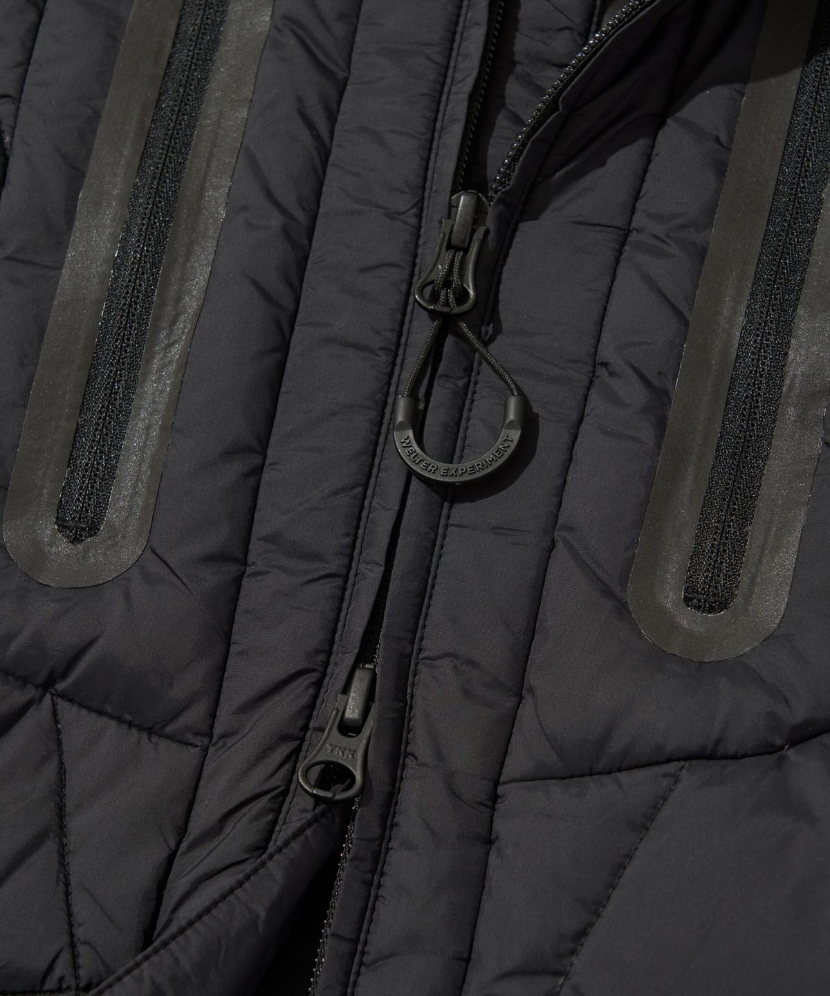 웰터 익스페리먼트(WELTER EXPERIMENT) SHIELD DOWN HOOD JACKET_BLACK_WOL040