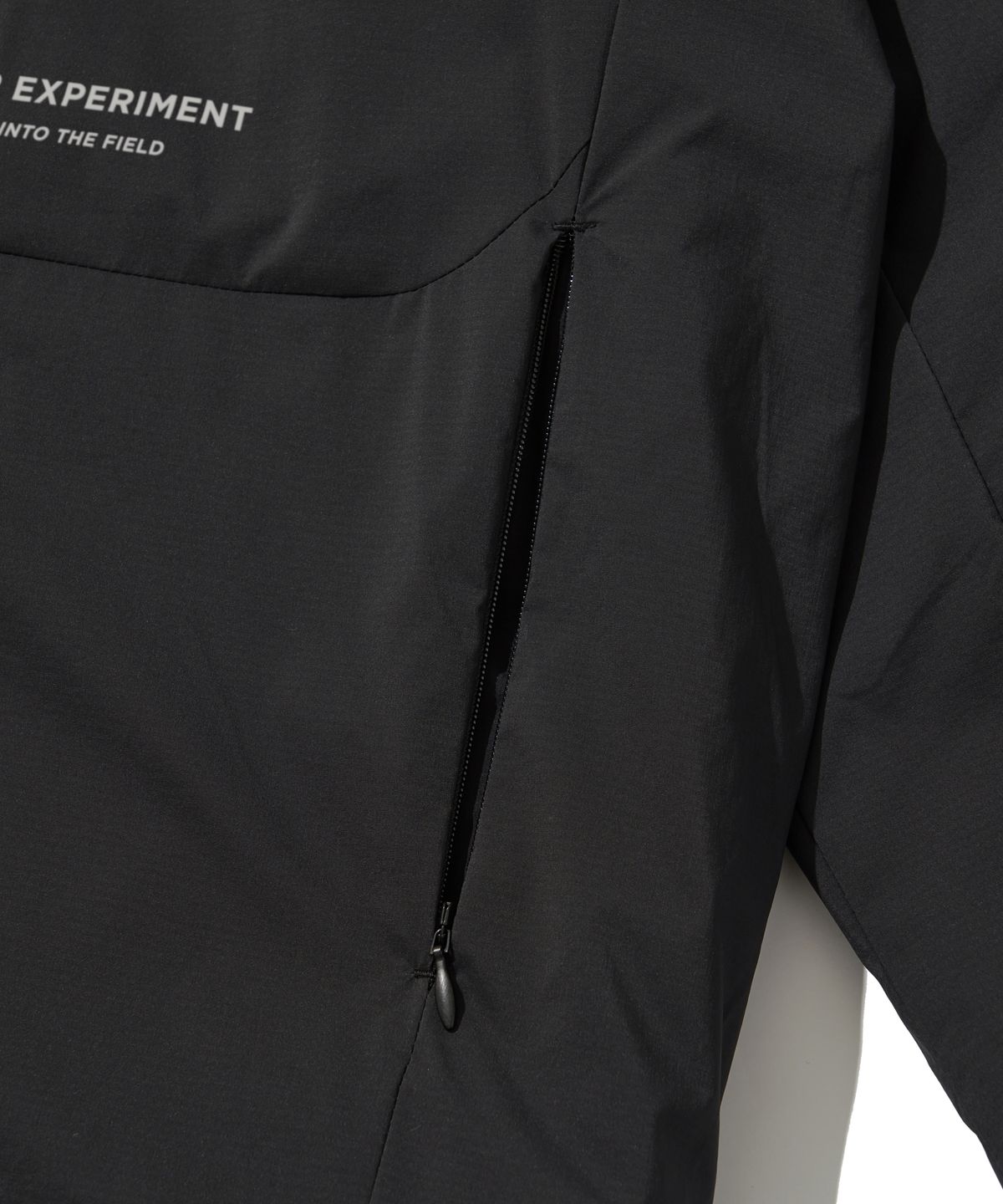 웰터 익스페리먼트(WELTER EXPERIMENT) LIGHT PRIMALOFT HOOD JACKET_BLACK_WOL042