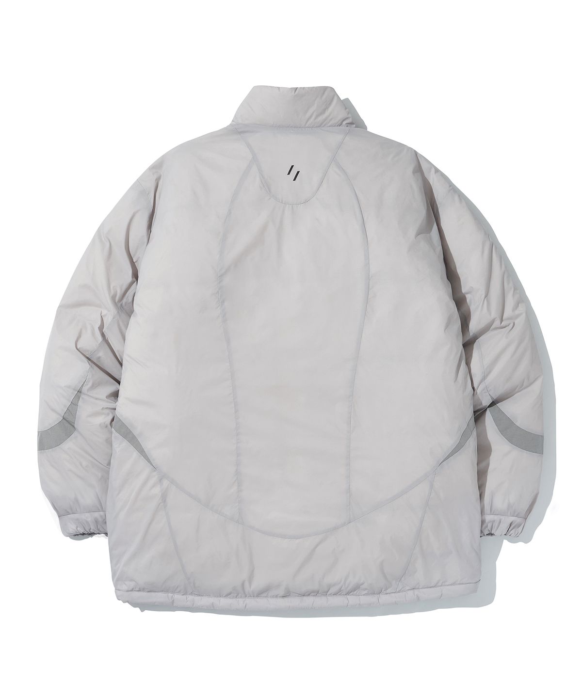 웰터 익스페리먼트(WELTER EXPERIMENT) SIGNATURE LINE DOWN JACKET_LIGTH GRAY_WOL043