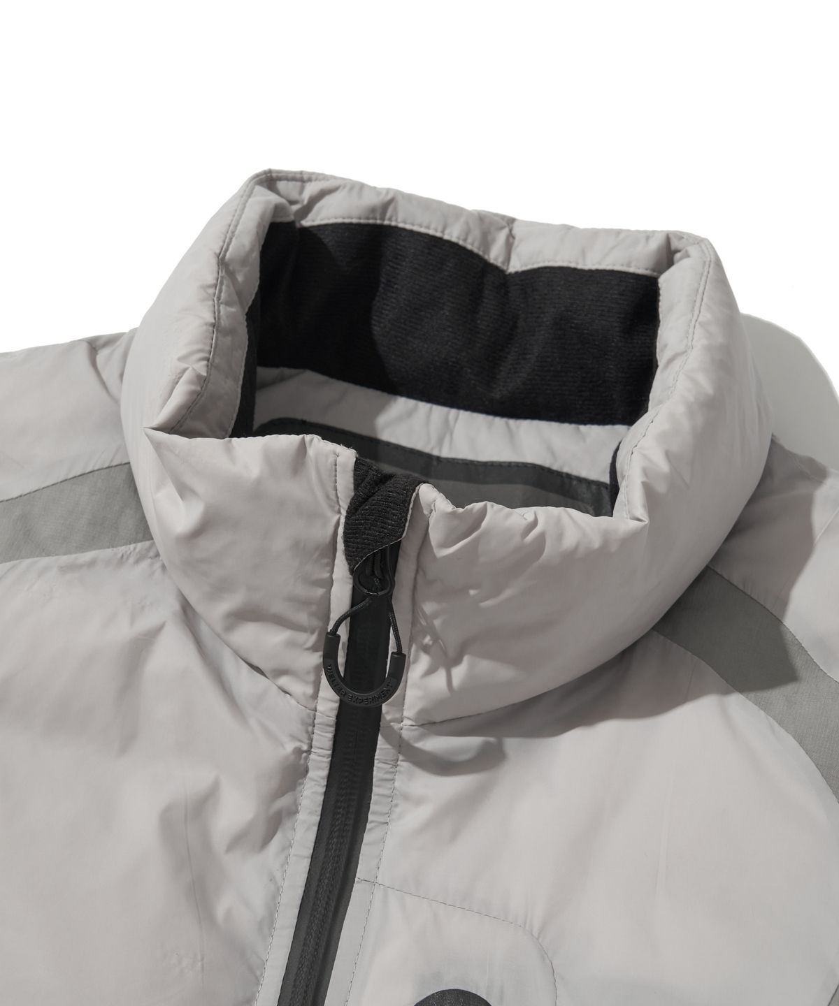 웰터 익스페리먼트(WELTER EXPERIMENT) SIGNATURE LINE DOWN JACKET_LIGTH GRAY_WOL043