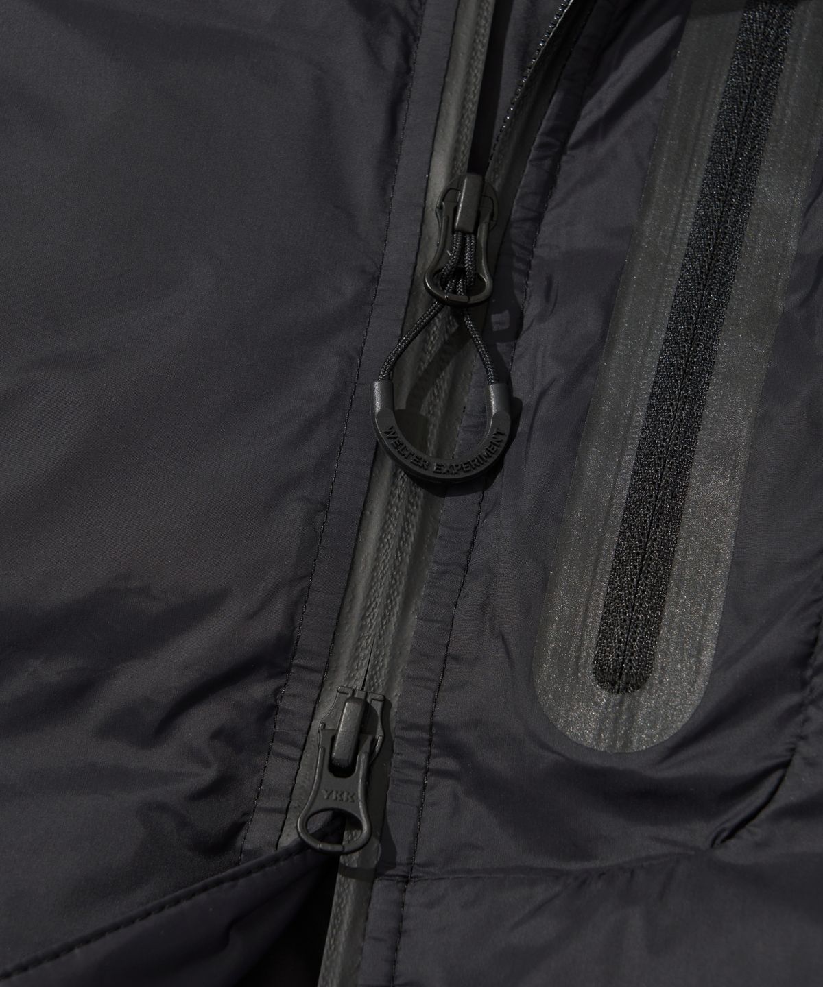 웰터 익스페리먼트(WELTER EXPERIMENT) SIGNATURE LINE DOWN JACKET_BLACK_WOL044