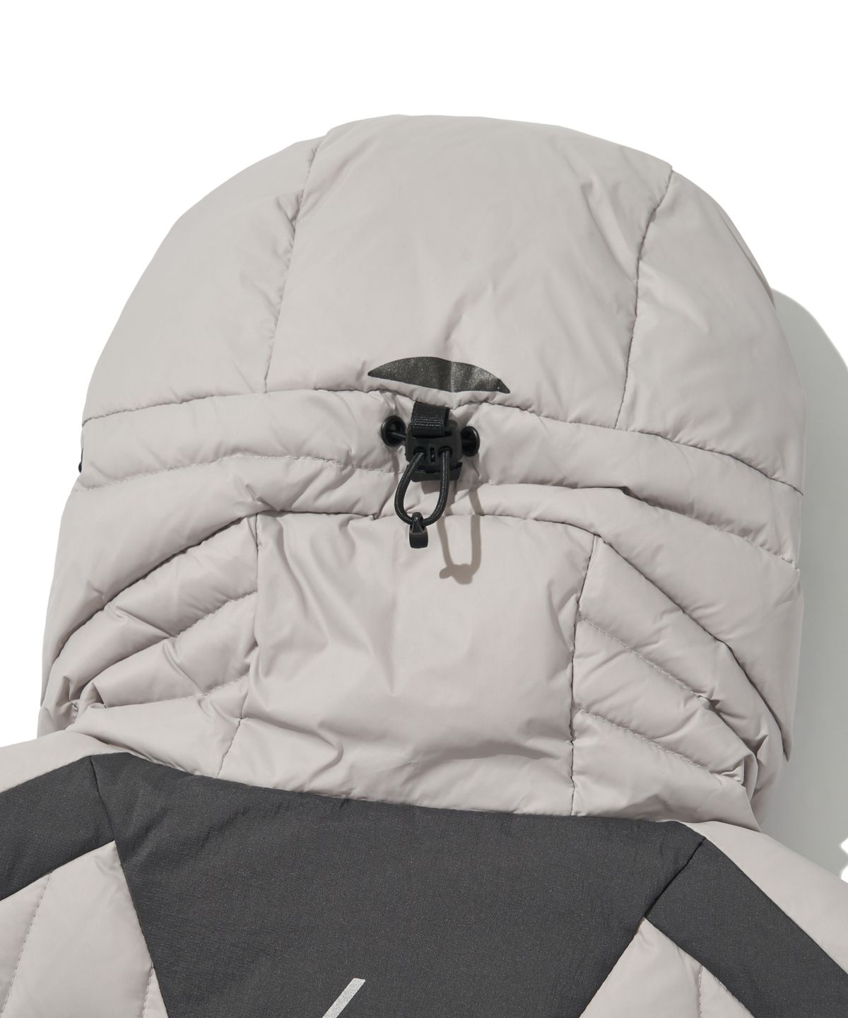 웰터 익스페리먼트(WELTER EXPERIMENT) SHIELD DOWN HOOD VEST_LIGHT GRAY_WOL048