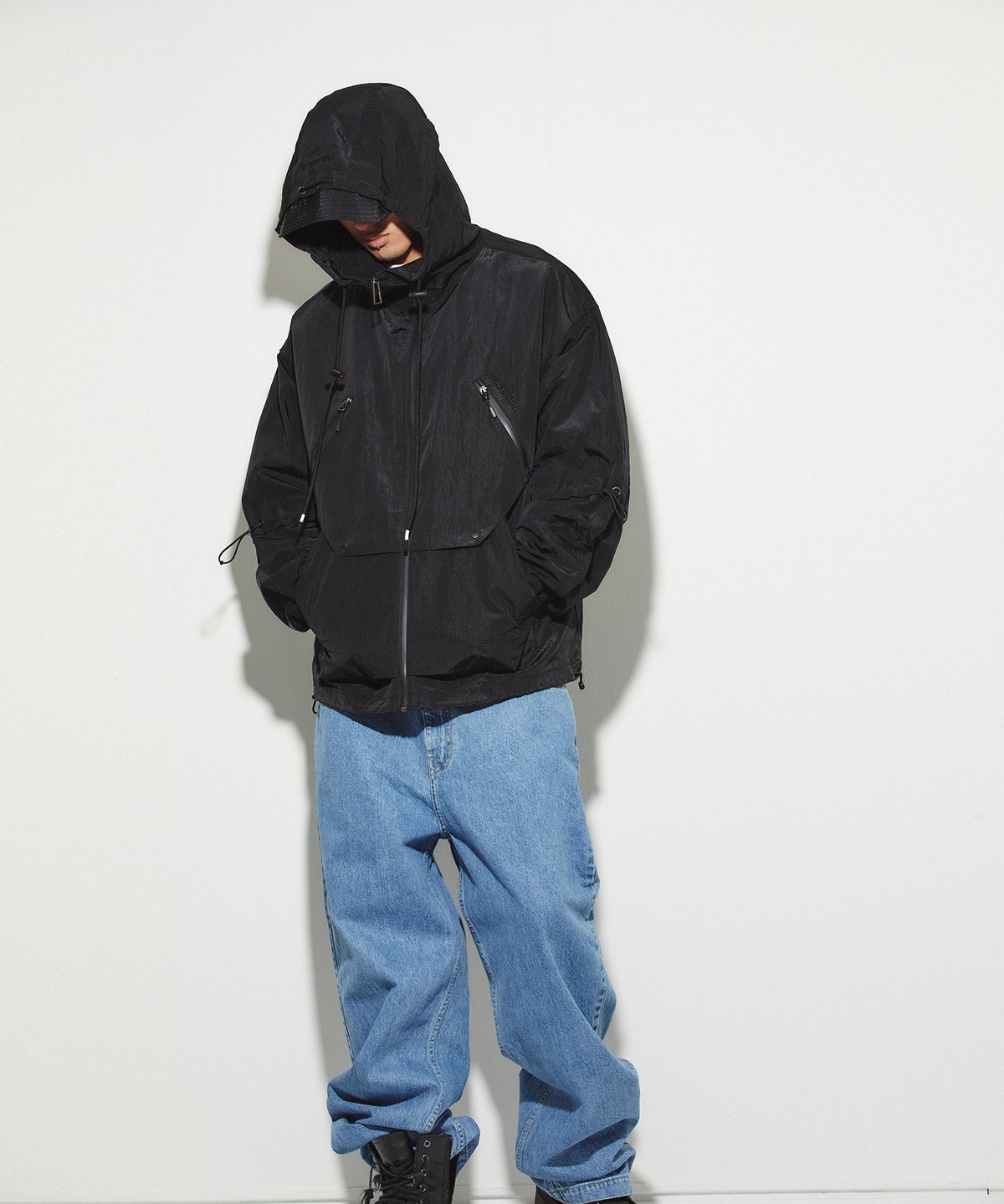 밀리밀리언(MILLIMILLION) MUDSTONE URBAN TECH JACKET J03-BLACK