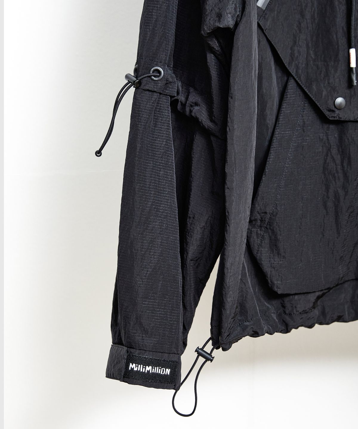 밀리밀리언(MILLIMILLION) MUDSTONE URBAN TECH JACKET J03-BLACK