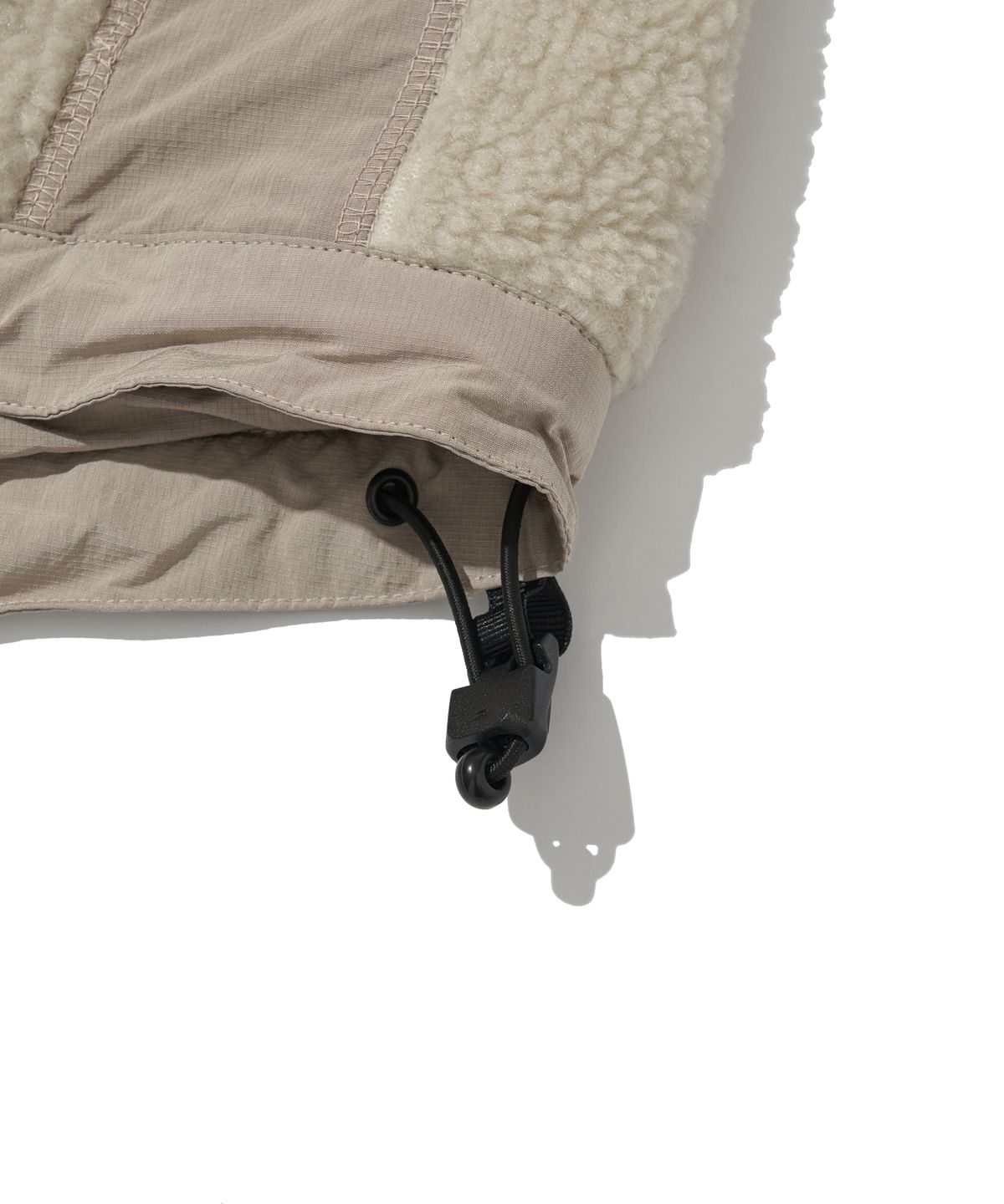 웰터 익스페리먼트(WELTER EXPERIMENT) CHEST HOLEPOCKET FLEECE VEST_CREAM_WOL049