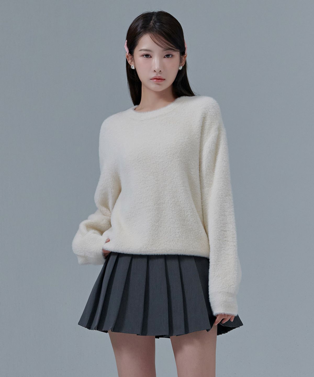 체이스컬트(CHASECULT) 여성 루즈핏 날개사 스웨터-CFRG5272D05