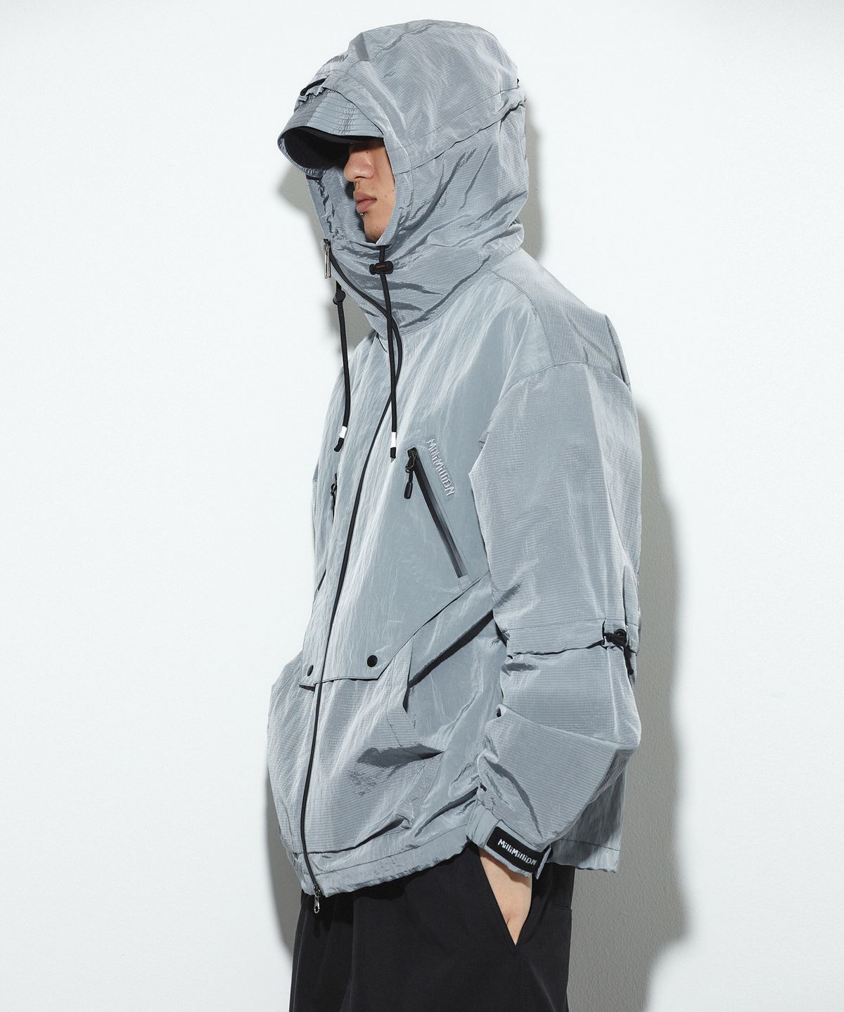 밀리밀리언(MILLIMILLION) MUDSTONE URBAN TECH JACKET J03-GREY