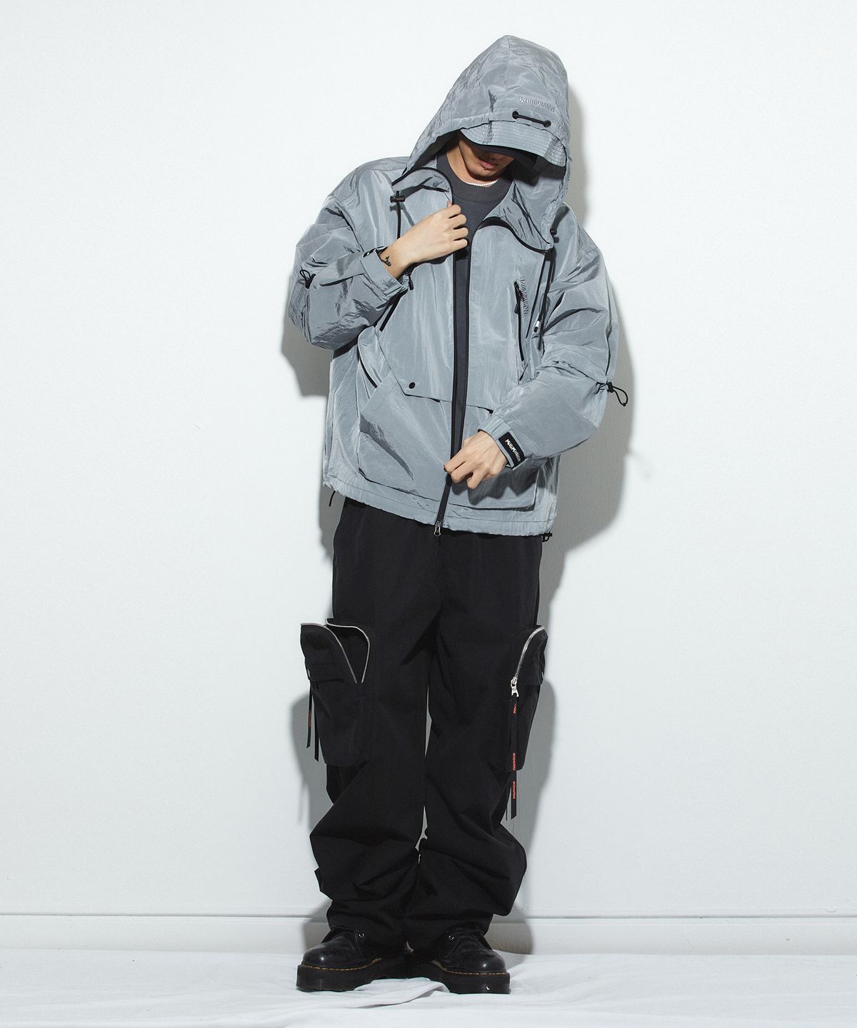 밀리밀리언(MILLIMILLION) MUDSTONE URBAN TECH JACKET J03-GREY