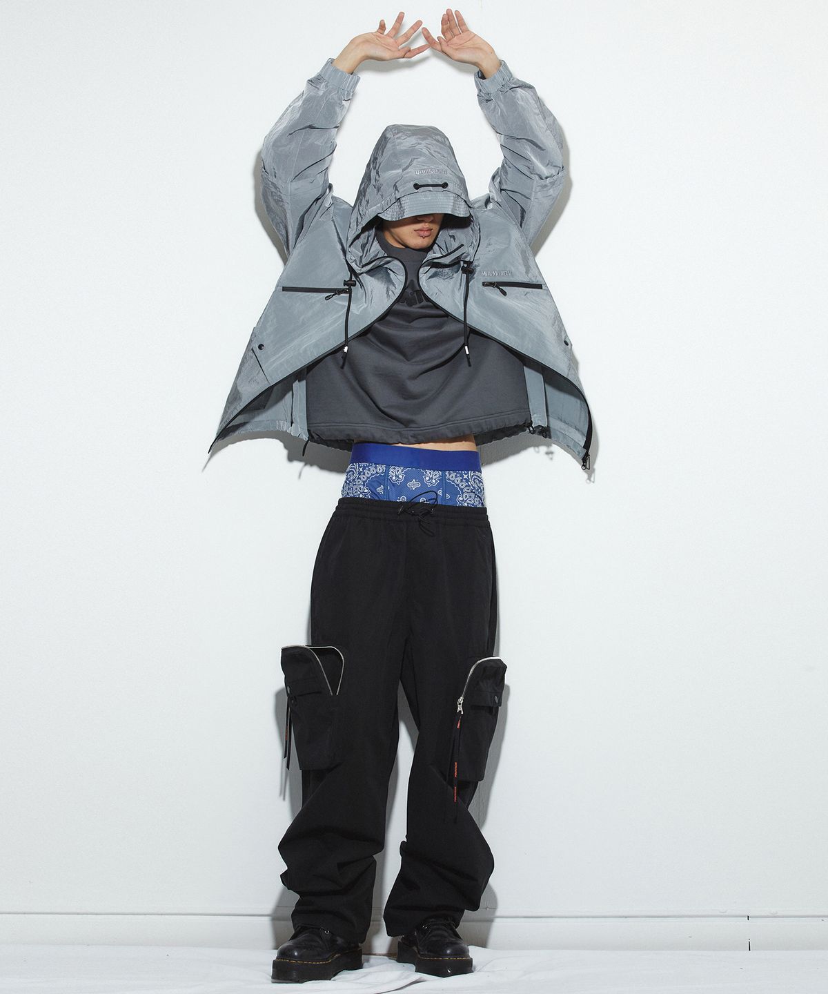 밀리밀리언(MILLIMILLION) MUDSTONE URBAN TECH JACKET J03-GREY