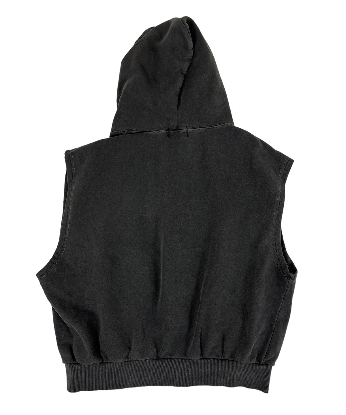 스케이터락(SK8ER ROCK) Pigment Hood Zip-up Vest Stone Charcoal