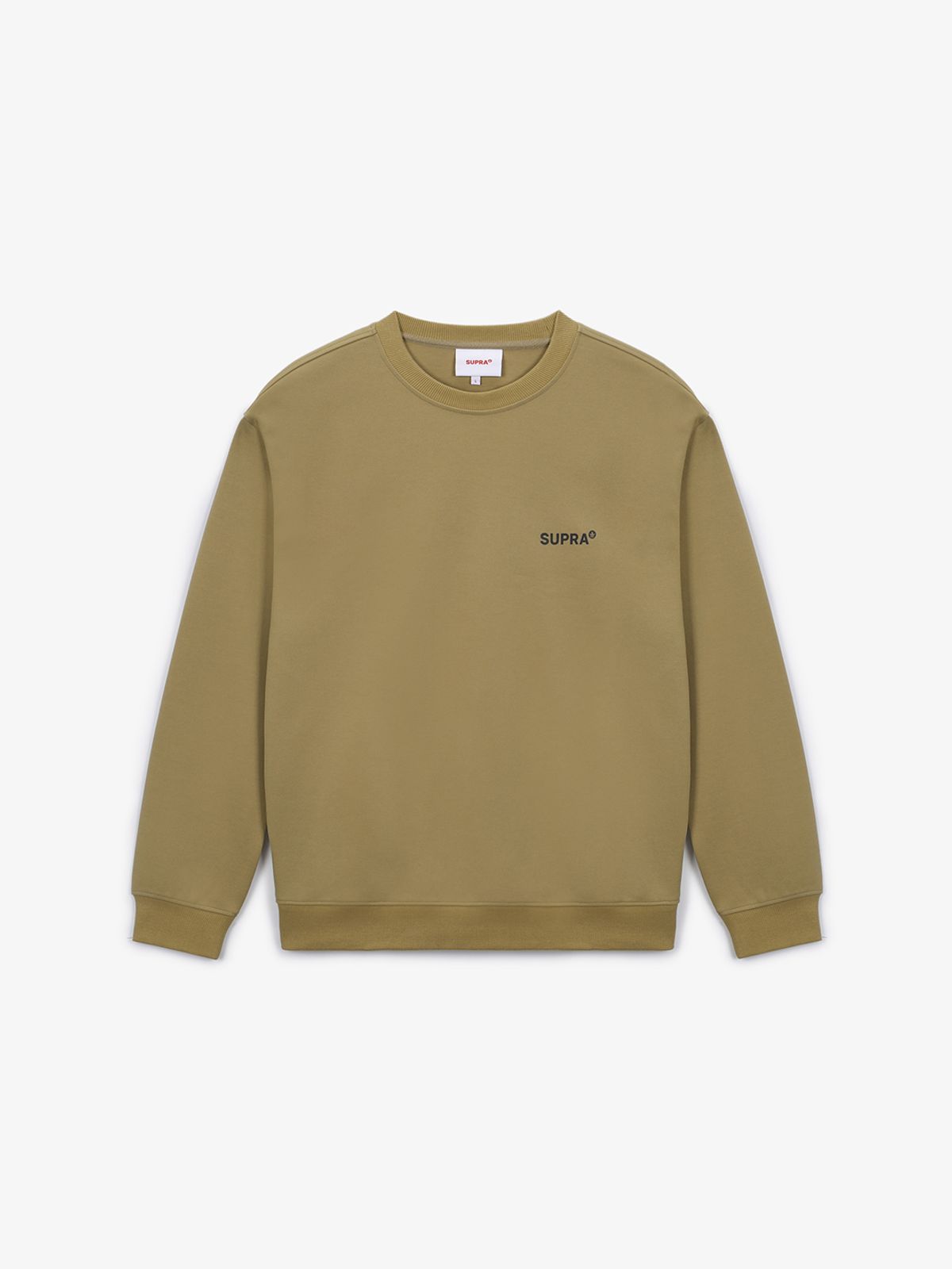 수프라(SUPRA) 아웃도어 그래픽 오버핏 맨투맨(BEIGE)