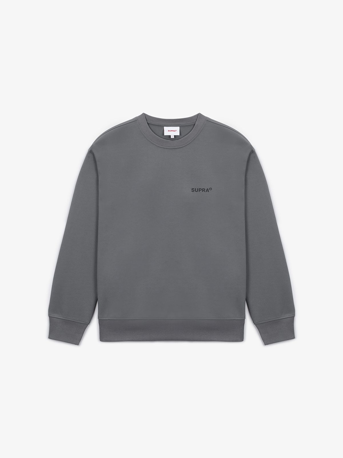 수프라(SUPRA) 아웃도어 그래픽 오버핏 맨투맨(GREY)