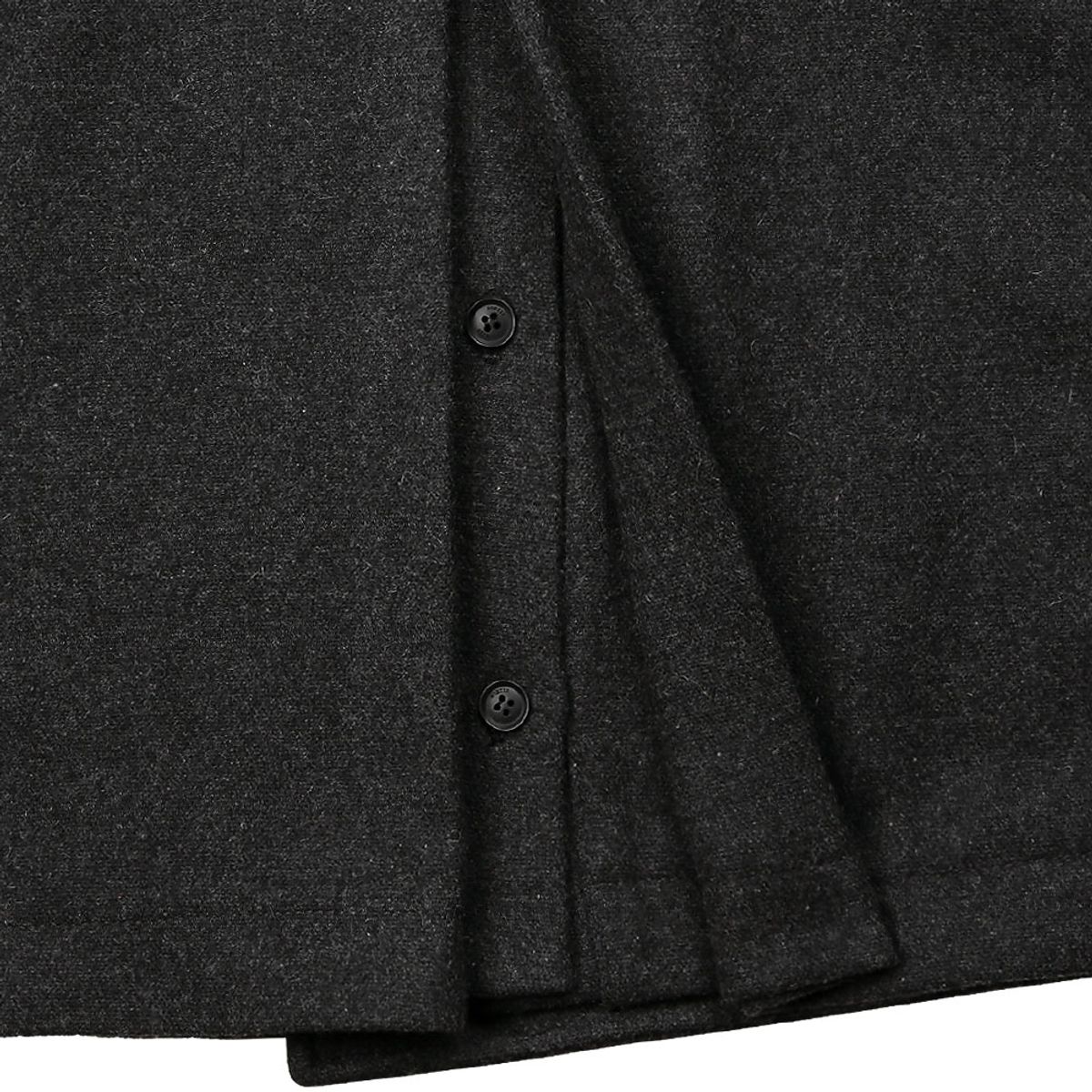 솔티(SORTIE) Bonheur Wool Polo Coat (Charcoal)