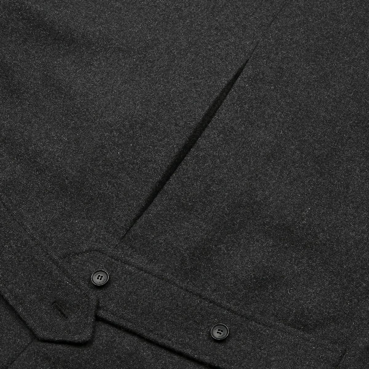 솔티(SORTIE) Bonheur Wool Polo Coat (Charcoal)
