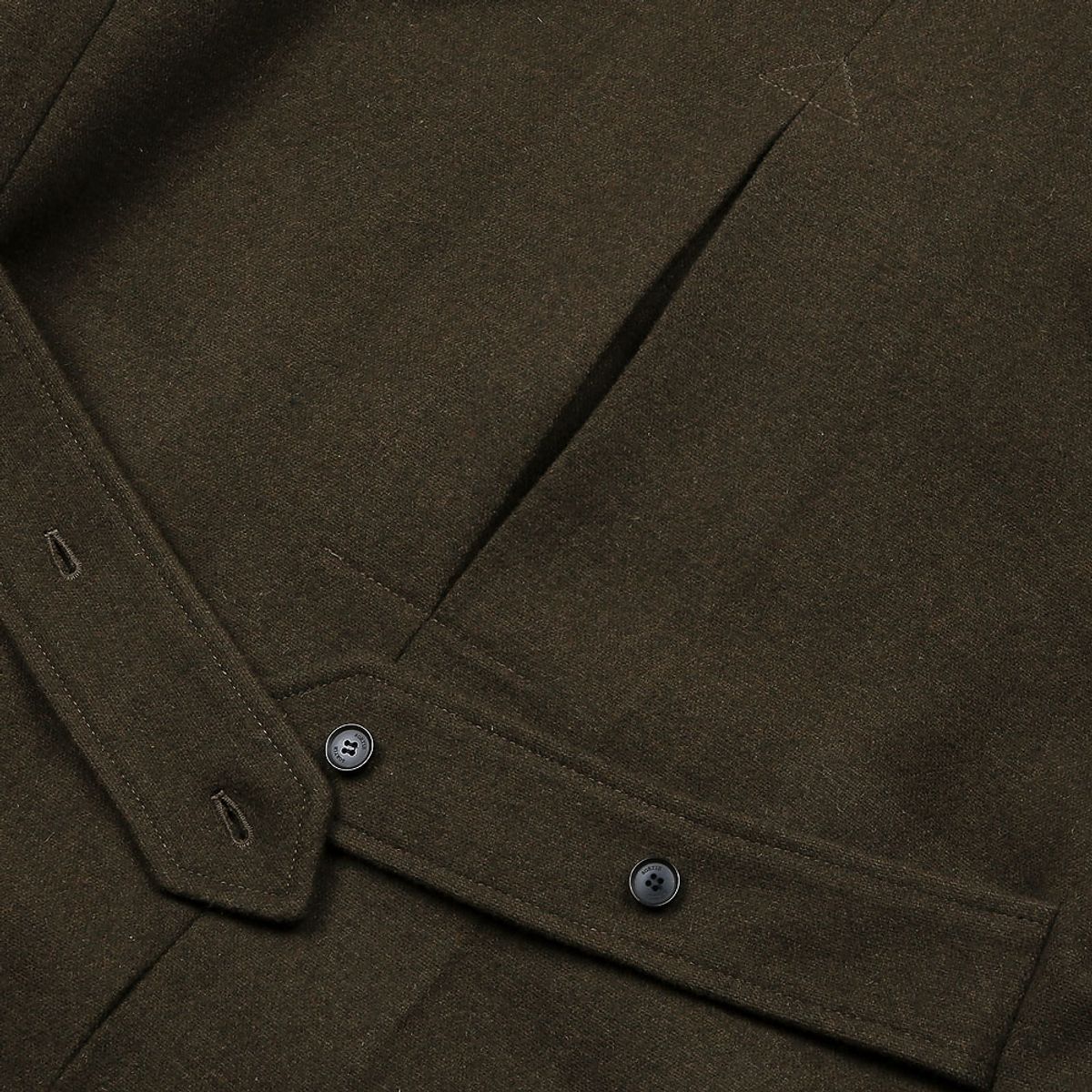 솔티(SORTIE) Bonheur Wool Polo Coat (Khaki)